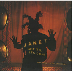 Janet Jackson / Q-Tip / Joni Mitchell Got 'Til It's Gone VINYL 12" USED