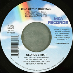 George Strait King Of The Mountain USED VINYL 7INCH 45 RPM SINGLE