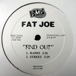 Fat Joe / Nas / Lost Boyz Find Out / Winchester Yankee / Panty Man & Horny Man USED VINYL 12INCH PROMO