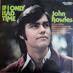 John Rowles If I Only Had Time Vinyl LP USED