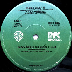 Janice McClain Smack Dab In The Middle USED VINYL 12INCH 33 S RPM STEREO