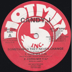 Candy J Somethings They Never Change USED VINYL 12"