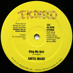 Anita Ward Ring My Bell USED VINYL 12INCH 45 RPM