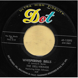 The Dell-Vikings / Corinthian "Kripp" Johnson Whispering Bells USED VINYL 7INCH 45 RPM SINGLE
