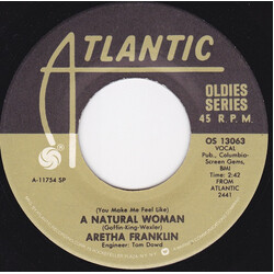 Aretha Franklin (You Make Me Feel Like) A Natural Woman USED VINYL 7INCH 45 RPM SINGLE REISSUE