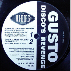 Gusto Disco's Revenge VINYL 12" USED