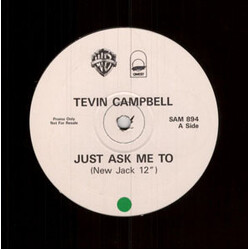 Tevin Campbell Just Ask Me To USED VINYL 12INCH PROMO SINGLE