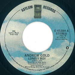 Andrew Gold Lonely Boy Vinyl 7" USED