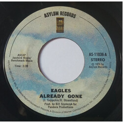 Eagles Already Gone USED VINYL 7INCH 45 RPM STYRENE