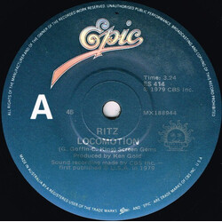 Ritz Locomotion VINYL 7" USED
