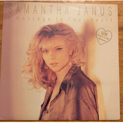 Samantha Janus A Message To Your Heart USED VINYL 7INCH 45 RPM SINGLE PROMO