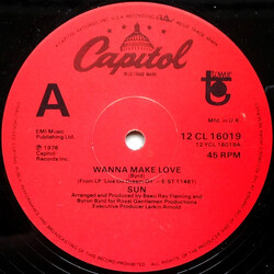 Sun (7) Wanna Make Love USED VINYL 12INCH 45 RPM
