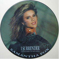 Samantha Fox I Surrender  (To The Spirit Of The Night) USED VINYL 12INCH PICTURE DISC