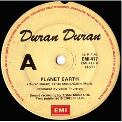 Duran Duran Planet Earth USED VINYL 7INCH 45 RPM SINGLE