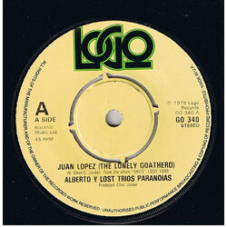 Alberto Y Lost Trios Paranoias Juan Lopez (The Lonely Goatherd) USED VINYL 7INCH 45 RPM