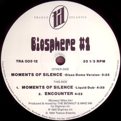 Biosphere #1 Moments Of Silence USED VINYL 12INCH