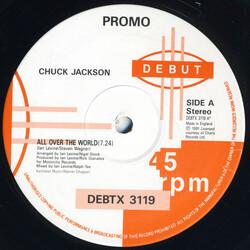 Chuck Jackson All Over The World USED VINYL 12INCH PROMO