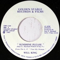 Will King Sunshine Please / How USED VINYL 7INCH 45 RPM STEREO