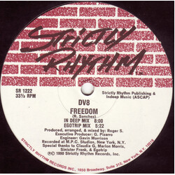 DV8 Freedom USED VINYL 12INCH 33 S RPM
