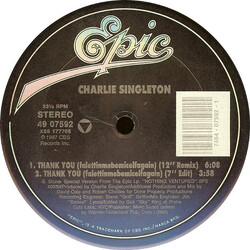 Charlie Singleton Thank You (Falettinmebemicelfagain) VINYL 12" USED