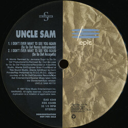 Uncle Sam (4) I Don't Ever Want To See You Again (So So Def Remix) VINYL 12" USED