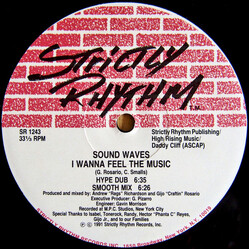 Sound Waves I Wanna Feel The Music / Gotta Have You VINYL 12" USED