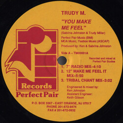 Trudy Miller You Make Me Feel VINYL 12" USED