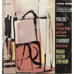 Francis Poulenc / Igor Stravinsky / Boston Symphony Orchestra / Charles Munch / Berj Zamkochian Concerto In G Minor For Organ, Strings And Timpani / J