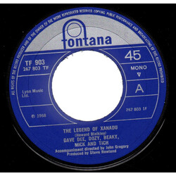 Dave Dee, Dozy, Beaky, Mick & Tich The Legend Of Xanadu USED VINYL 7INCH 45 RPM SINGLE MONO