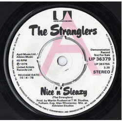 The Stranglers Nice 'n' Sleazy USED VINYL 7INCH 45 RPM SINGLE PROMO