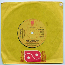 Lou Rawls What's The Matter With The World Vinyl 7" USED