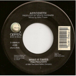 Aerosmith What It Takes USED VINYL 7INCH SINGLE 45 RPM
