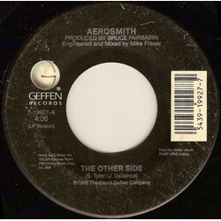 Aerosmith The Other Side USED VINYL 7INCH 45 RPM SINGLE