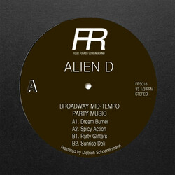 Alien D Broadway Mid-Tempo Party Music USED VINYL 12INCH