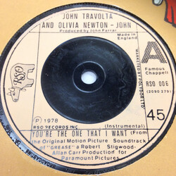 John Travolta / Olivia Newton-John You're The One That I Want USED VINYL 7INCH 45 RPM SINGLE