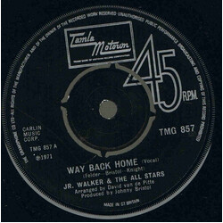 Junior Walker & The All Stars Way Back Home USED VINYL 7INCH 45 RPM SINGLE