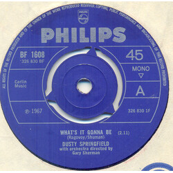 Dusty Springfield What's It Gonna Be USED VINYL 7INCH 45 RPM SINGLE MONO