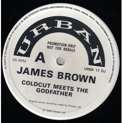 James Brown Coldcut Meets The Godfather VINYL 12" USED