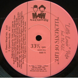 Louie Vega / Blaze Elements Of Life VINYL 12" USED
