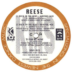 Reese Rock To The Beat VINYL 12" USED