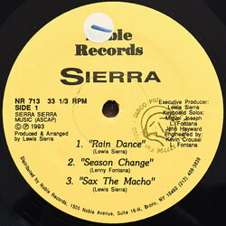 Sierra Rain Dance VINYL 12" USED