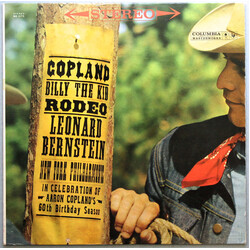 Aaron Copland / Leonard Bernstein / The New York Philharmonic Orchestra Billy The Kid / Rodeo Vinyl LP USED