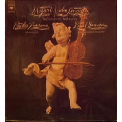 Wolfgang Amadeus Mozart / Pinchas Zukerman / English Chamber Orchestra / Daniel Barenboim Violin Concertos (No.1 In B-Flat, K.207; No.3 In G, K.216) V