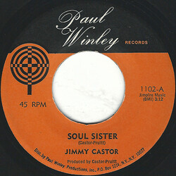 Jimmy Castor Soul Sister Vinyl 7" USED