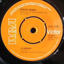 David Bowie Starman USED VINYL 7INCH 45 RPM SINGLE STEREO