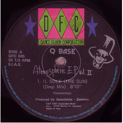 Q Base Atmosphere E.P. Vol. II USED VINYL 12INCH EP 33 S RPM