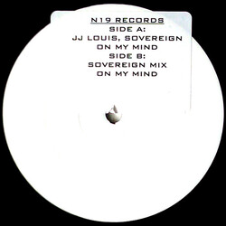 JJ Louis / Sovereign On My Mind USED VINYL 12INCH 45 RPM WHITE LABEL
