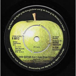 George Harrison This Guitar (Can't Keep From Crying) USED VINYL 7INCH SINGLE 45 RPM