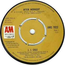 J.J. Cale After Midnight USED VINYL 7INCH 45 RPM SINGLE