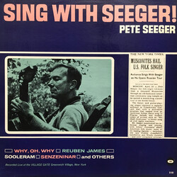 Pete Seeger Sing With Seeger! Live - At The Village Gate (Greenwich Village) Vinyl LP USED